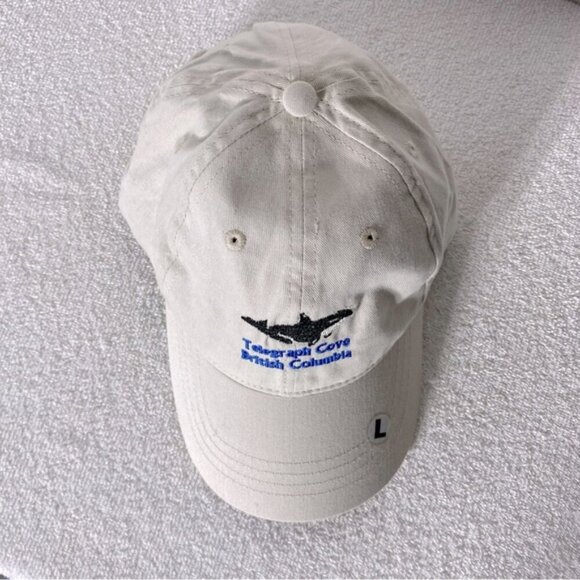 5/$25 Telegraph Cove British Columbia Beige Embroidered Adjustable Fit Ball Cap - Picture 5 of 12